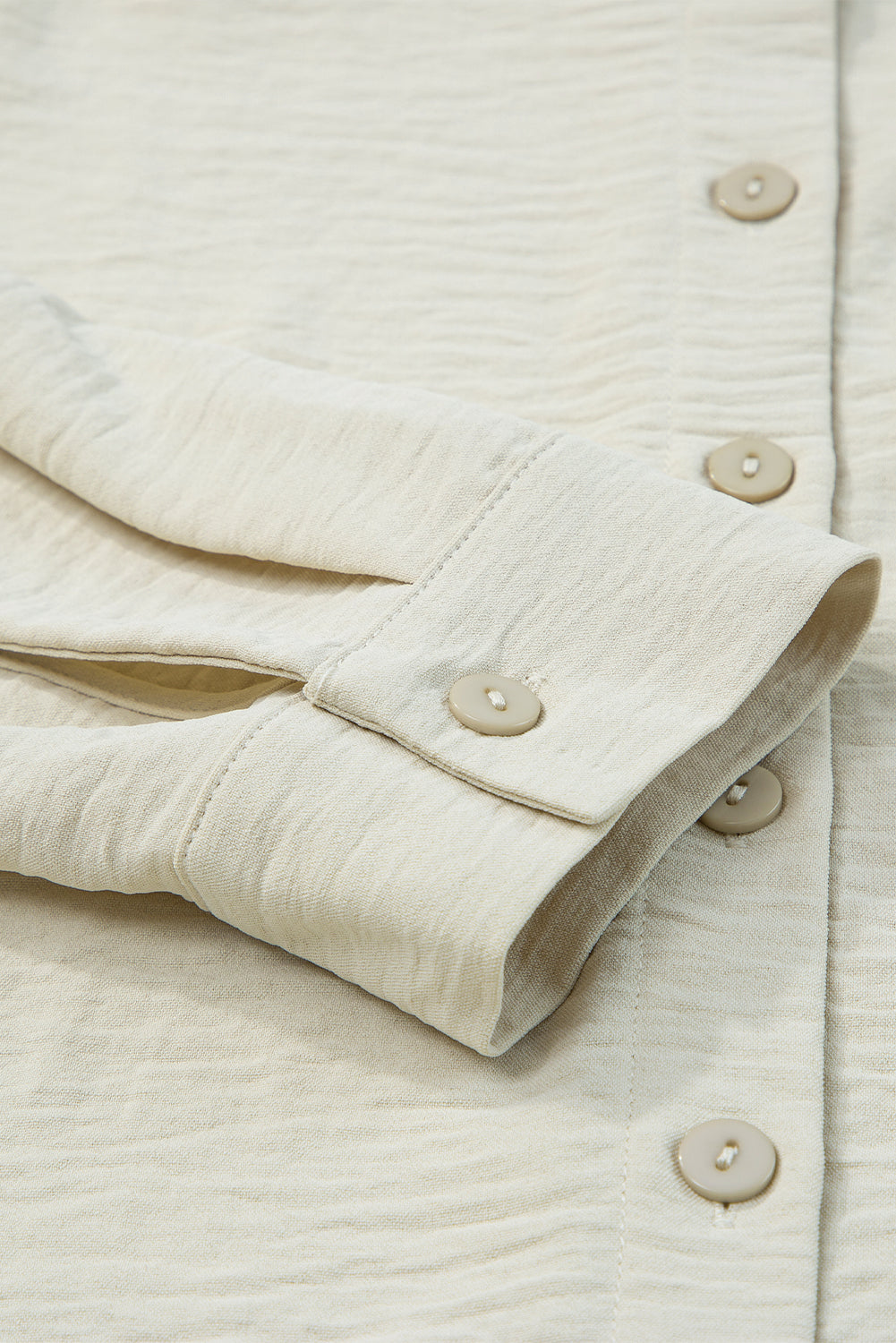 Gray Crinkle Colorblock Patchwork Pocket Half Sleeve Shirt